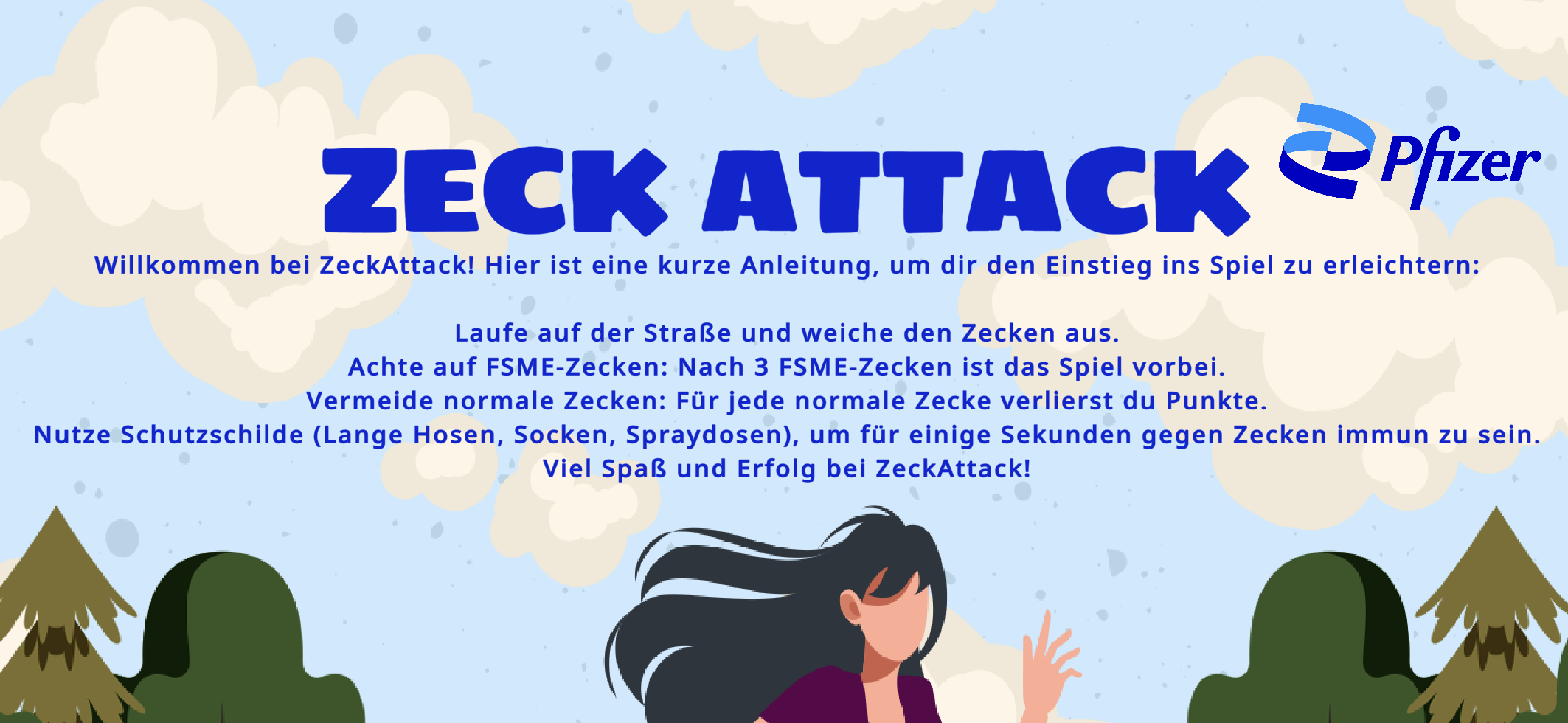screenshot of ZeckAttack page on Itch.io
